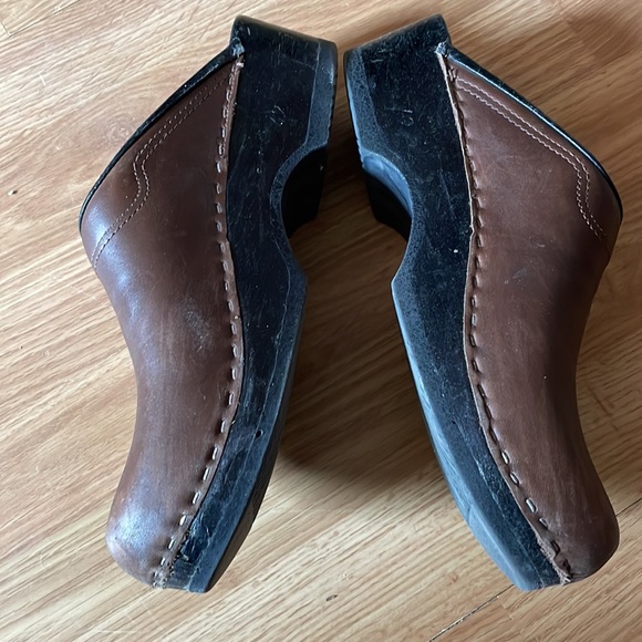 Clog Master LA vintage brown leather clogs - Picture 3 of 8